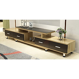 Kệ tivi phòng khách KTV235 hiện đại cho gia đình bạn, gỗ Mdf phủ Melamine cao cấp