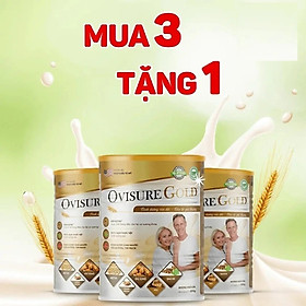 Mua  Mua 3 Lon 650g tặng 1 Hộp Giấy 360g  Sữa hạt xương khớp Ovisure Gold