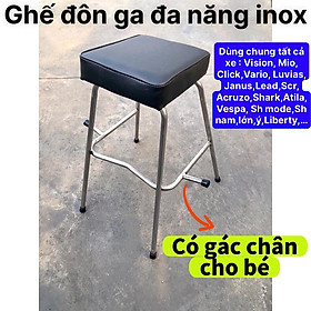 Ghế ngồi xe máy cho bé SỈ LẺ Xe Tay Ga Yên Nệm, Không Tựa,,An Toàn Cho Bé