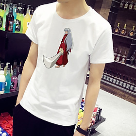 Áo Thun Nam Cực Hot - Chất Cotton - Dáng Body Thời Trang Hàn Quốc Giá Rẻ Cực Đẹp Kiểu Dáng Năng Động Cá Tính Siêu Hot Phù Hợp Đi Làm, Đi Chơi ANM-104 Inuyasha