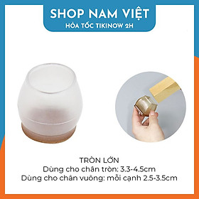 Bọc Chân Bàn Ghế Silicon Chống Trơn Trượt, Chống Ồn