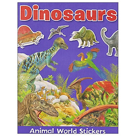 [Download Sách] Animal World Stickers: Dinosaurs