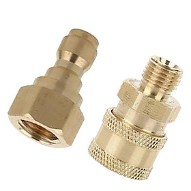 Durable Brass Pressure Washer Quick Connector Garden Hose Adaptor M14x 1.5mm