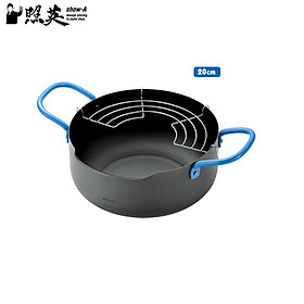 Mua Nồi chiên dầu đáy từ kèm khay ráo dầu Show-A 20cm nội địa Nhật Bản