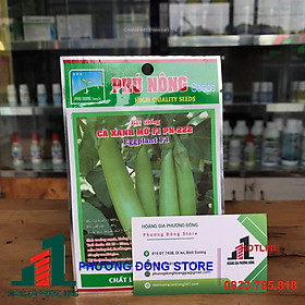 Combo 5-10 gói hạt giống Cà xanh kháng bệnh tốt, trồng quanh năm - gói 0.2g