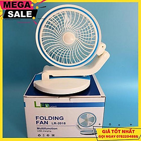 Mua Quạt Sạc Tích Điện Gấp Gọn Jl Folding Fan Lr-2018 - Giao Màu Ngẫu Nhiên - Giao Hàng Toàn Quốc