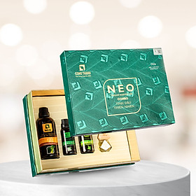 Combo Tinh dầu thiên nhiên NEO gồm 100ml Sả + 30ml Tràm Huế + 30 ml bạc hà + 8ml (Quế hoặc Sả)