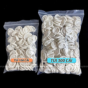 Túi 100 Bao Ngón Tay Cao Su Bọc Bảo Vệ Đầu Ngón Tay Chống Mài Mòn Bụi Bẩn Bảo Hộ Lao Động