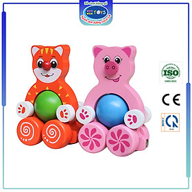 Đồ chơi gỗ Winwintoys - Xe thú 68532