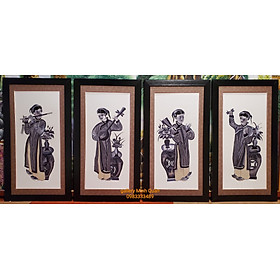 Mua Bộ Tố Nữ - Tranh thêu tay