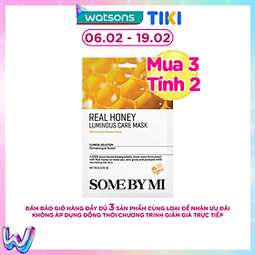 Mặt Nạ Giấy Some By Mi Chiết Xuất Mật Ong Real Honey Luminous Care Mask 20g