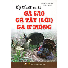 Hình ảnh sách Kỹ Thuật Nuôi Gà Sao - Gà Tây - Gà H'Mông - Vanlangbooks