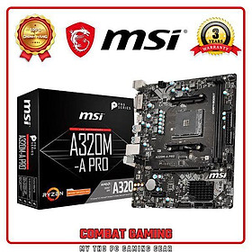 Bo Mạch Chủ MSI A320M-A PRO - Hàng Chính Hãng