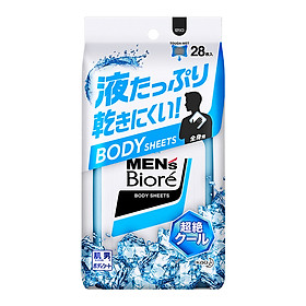 Khăn Lau Toàn Thân Chuyên Biệt Cho Nam Men's Bioré Cực Mát Lạnh