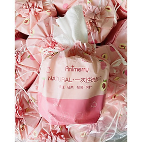 Mua Khăn mặt khô  Animerry dùng 1 lần lau khô  lau ướt - Giấy lau mặt dùng một lần