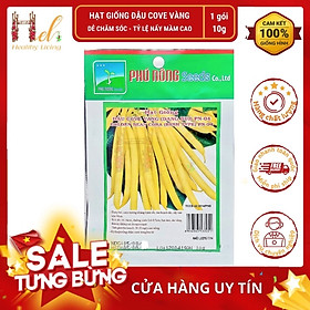 Mua PN - Hạt Giống Đậu Cove Bụi Lùn Qủa Vàng F1  Giòn  Ngọt 10Gr - Trồng Rau Xanh Rau Sạch Bằng Đất Sạch  Mùn Dừa Và Phân