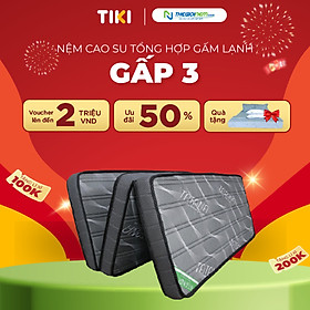 Mua Nệm Cao Su Tổng Hợp Vải Gấm Lạnh Tatana Dạng Gấp 3