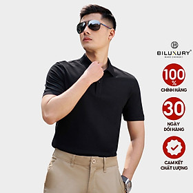 Áo Polo Vải Cotton Mềm Mịn, Thoáng Mát, Thấm Hút Nhanh, Chống Nhăn 7APCB002DEN