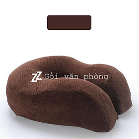 Mua Gối chữ U memory foam 2 lớp vỏ cỡ lớn có khuy cài GLC-01