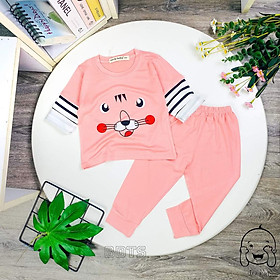 Bộ Dài Tay THUN LẠNH MINKY MOM In Hình Toàn Thân Dễ Thương Cho Bé