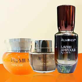 Combo 4 ngừa Nám Trắng Da Almonds 3 Món
