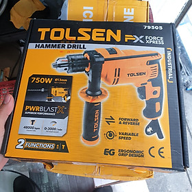 MÁY KHOAN TÁC ĐỘNG 230V, 750W TOLSEN 79505 - HÀNG CHÍNH HÃNG