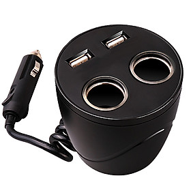 Bộ chia tẩu nguồn 12V ô tô 1 ra 2 tẩu sạc cao cấp đa năng 9001