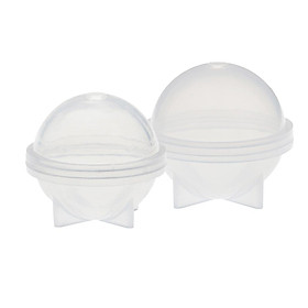 20mm 40mm Quả Cầu 3D Bóng Hình, Âm Thanh Nổi Hình Cầu khuôn Silicon, quả Cầu Nhựa Trang Sức Dụng Cụ Làm Bộ Nhựa Đ