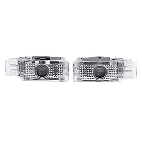 2 Pcs Car Door Led Welcome Projector Light Lamp For  W203