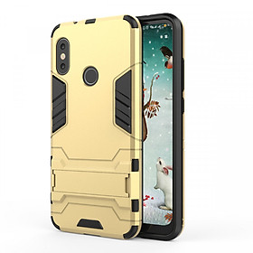 Ốp Lưng Cho Xiaomi Redmi Note 6 Pro / Redmi Note 6 iRON - MAN Nhựa PC Cứng Viền Dẻo Chống Sốc