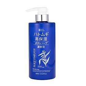 Sữa tắm dưỡng ẩm sâu và làm sáng da hatomugi 600ml/chai