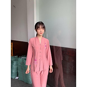 Đồ Lam Đi Chùa# Nhật Nơ Vải Thun # Quần Áo Nữ # Đồ Bộ Nữ
