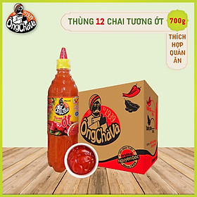 Thùng 12 Chai Tương Ớt Ông Chà Và 700g