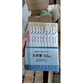 100 đôi đũa gỗ xuất Nhật dùng 1 lần