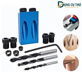 Mua BỘ CỮ KHOAN CHÉO MINI  KHOAN XIÊN  GHÉP GÓC VUÔNG - FULL PHỤ KIỆN NHƯ HÌNH