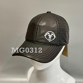 Nón kết Ông địa lưỡi trai Chất Da Cao Cấp thêu logo Ông địa Thương Hiệu Cá Tính Freesize Monoshop