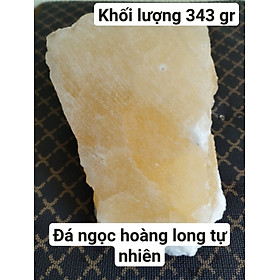 Mua HOT-   Ảnh thật   Mẫu Đá Ngọc Hoàng Long Tự Nhiên Thô Đồ Trang Trí May Mắn Làm Chặn Giấy vừa đẹp vừa phong thủy