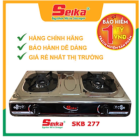 Mua Bếp Gas Đôi Toàn Thân Inox Seika SKB277 - Hàng Chính Hãng