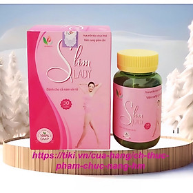 Viên uống Slim lady, hộp 30 viên, hỗ trợ kiểm soát cân nặng