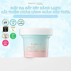 Mặt Nạ Đất Sét Băng Lạnh Loại Bỏ Dầu Nhờn, Thu Nhỏ Lỗ Chân Lông, Làm Dịu Da Aperire Spa Relief Pore Mask 120g - Cấp ẩm dịu da