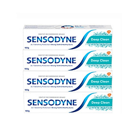 [Bộ 4] Kem Đánh Răng Sensodyne Deep Clean 100g/tuýp