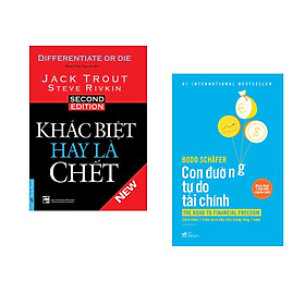 Combo 2 cuốn sách: Khác Biệt Hay Là Chết + Con đường tự do tài chính