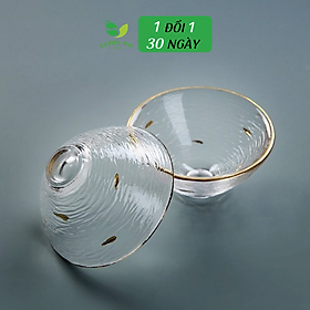 Mua Chén uống trà thủy tinh 015