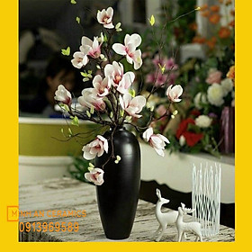 Mua Bình hoa lọ hoa dáng bom men mát gốm Minh An Bát Tràng