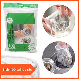 Mua Combo 100 Túi Lưới Lọc Rác Bồn Rửa Chén