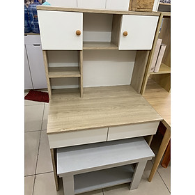 Mua Bàn học kèm kệ để sách gỗ công nghiệp cho bé tại nhà