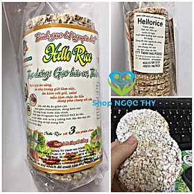 Hình ảnh Bánh gạo lứt ăn kiêng Hello Rice, bánh gạo lức nguyên hạt 300gr/500gr