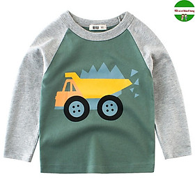 Áo Nỉ Da Cá Chất Cotton In Hình Siêu Dễ Thương Cho Bé từ 10-30kg