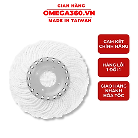 Hình ảnh BÔNG LAU NHÀ 360 OMEGA SUPA MOP ĐÀI LOAN ( Nhập Khẩu)