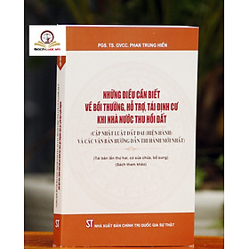 Những điều cần biết về bồi thường, hỗ trợ, tái định cư khi nhà nước thu hồi đất (Cập nhật Luật Đất đai (hiện hành) và các văn bản hướng dẫn thi hành mới nhất)